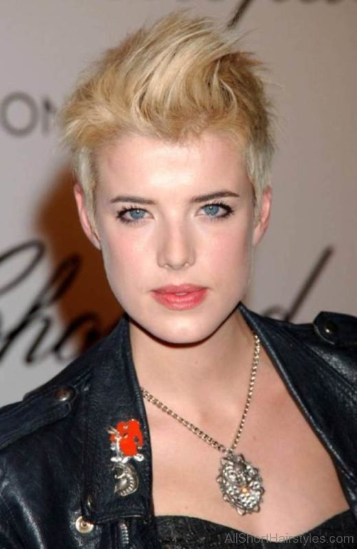 Agyness Deyn Short Spiky Funky Hairstyle