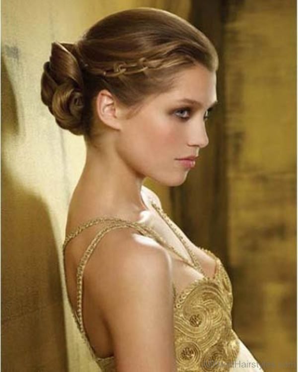 Amazing Braided Bun Hairstyle