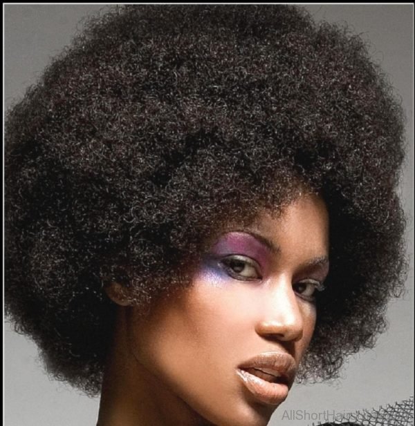Attractive Afro Hairstyle