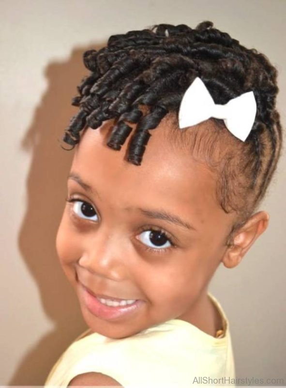 Baby Girl Braided Hairstyle 