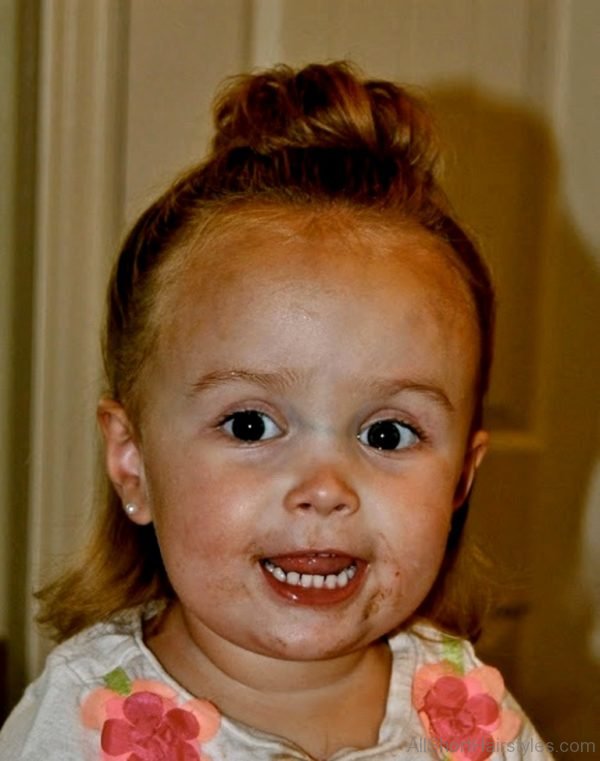 Baby Girl Short Punk Hairstyle 