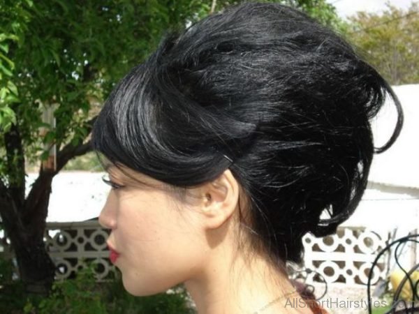 Black Updo Hairstyle