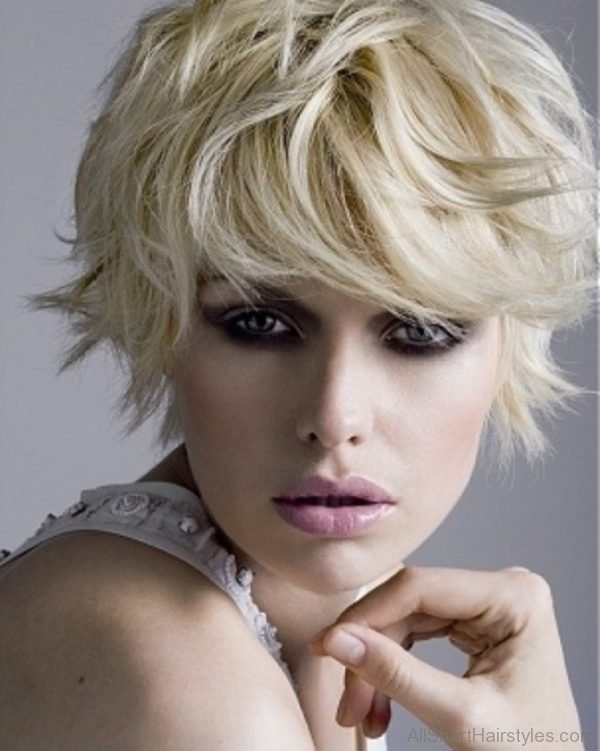 Blonde Shag Hairstyle