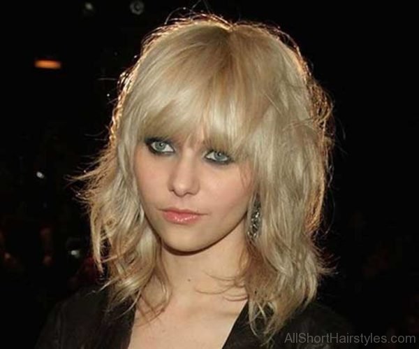 Blonde Shaggy Hairstyle