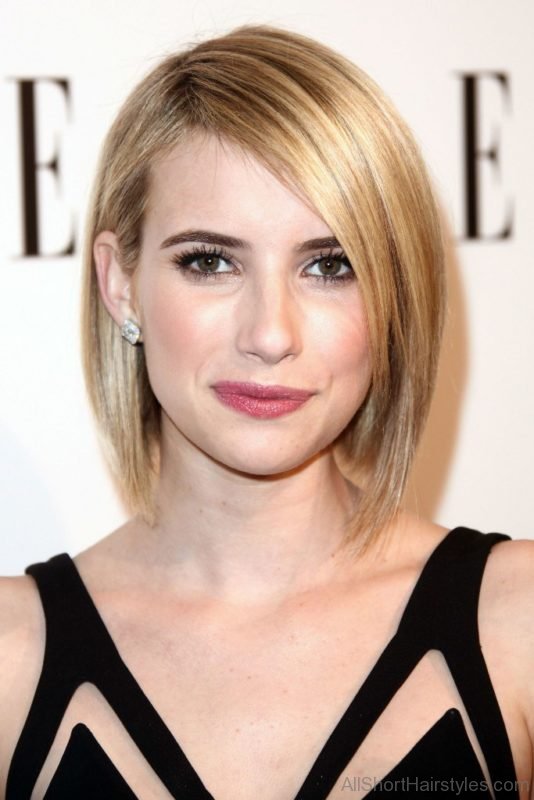 Blonde Short Bob Hairstyle For Gorgeous Girls