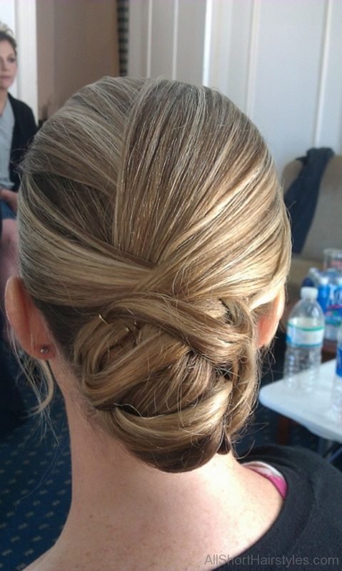Blonde Updo Hairstyle For Women