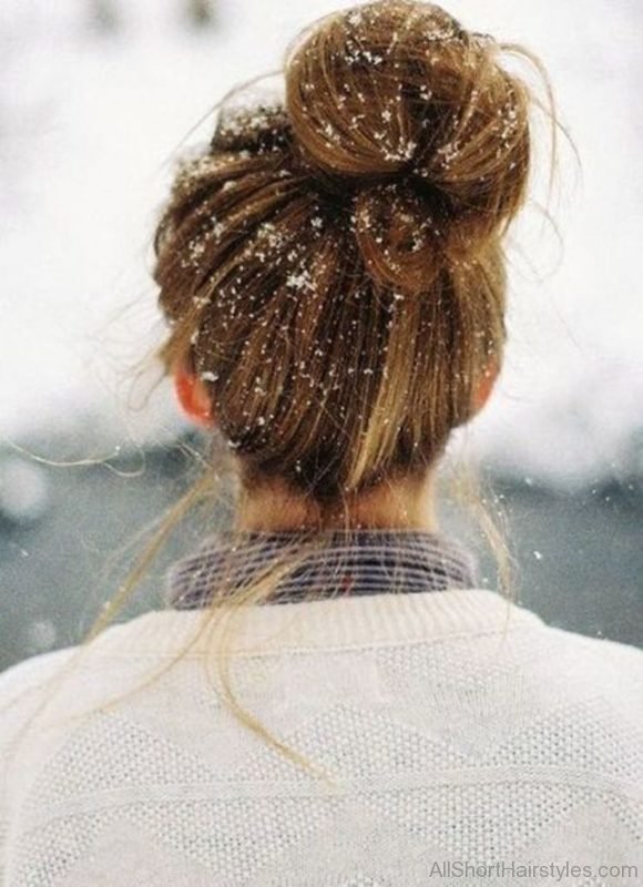 Good Looking Bun Hairstyle 