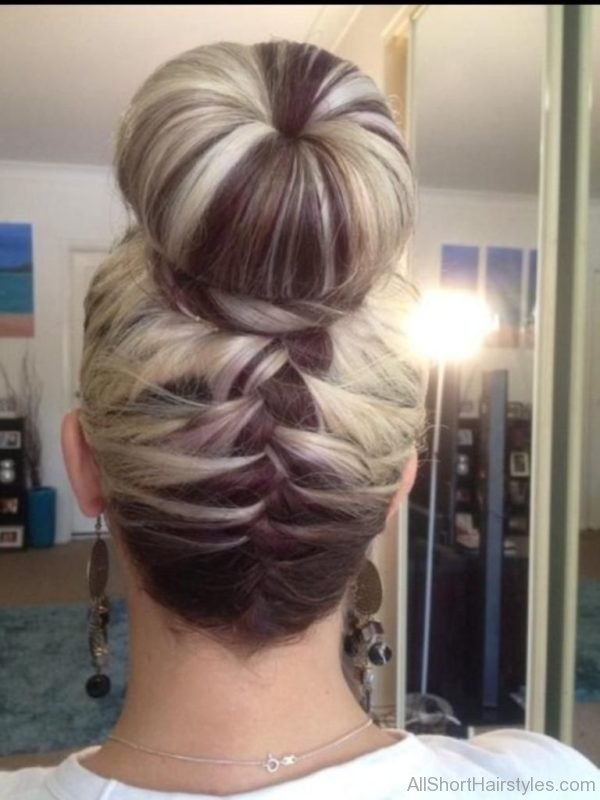 Bun Braids Hairstyle 