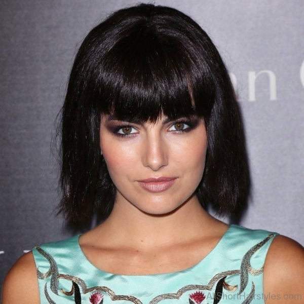 Camilla Belle Bangs Hairstyle 