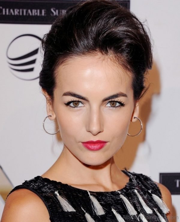 Camilla Belle Fluffy Hairstyle 