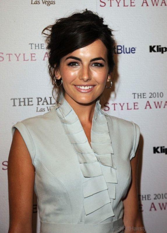 Camilla Belle Updo Hairstyle 