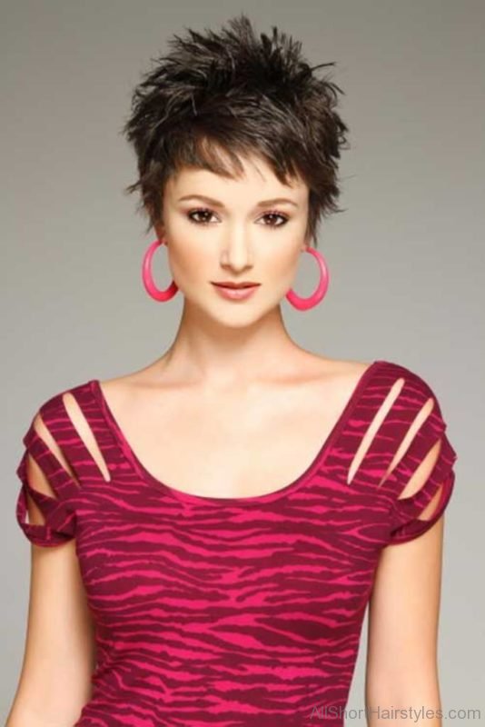 Cool Short Spiky Pixie Haircut