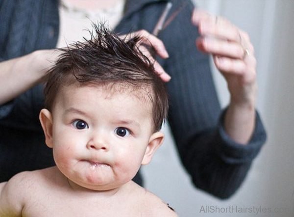 Funky Baby Spiky hairstyle 