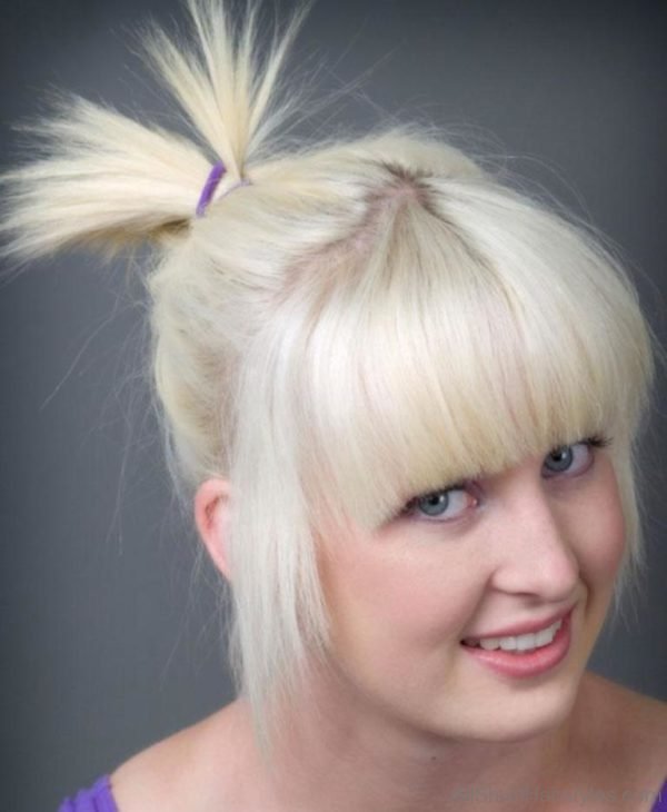 Cute Spiky Ponytail Hairstyle