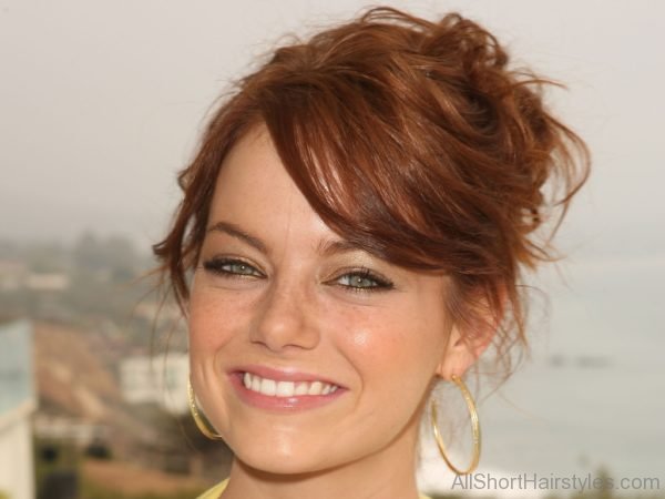 Emma Stone Updo Hairstyle 