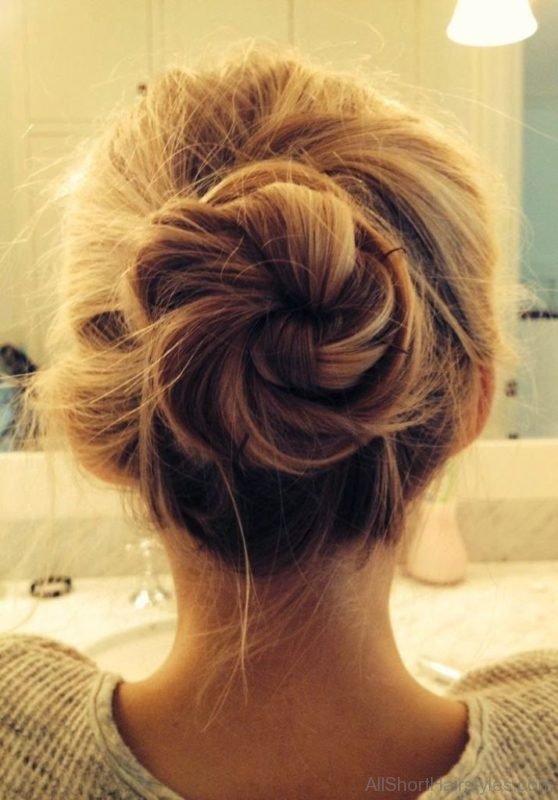 Fluffy Bun Hairstyle