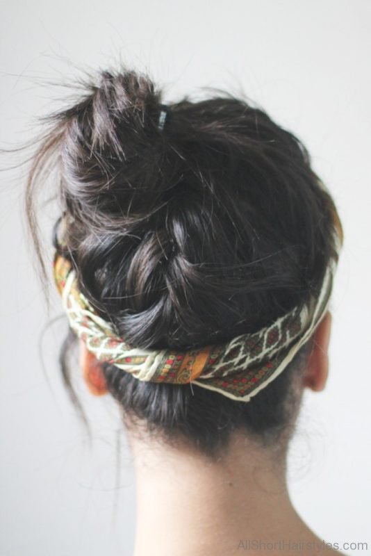 Hairstyle With Scarf