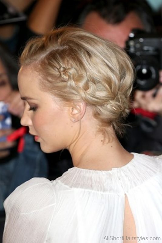 Jennifer Lawrence Prom Updo Hairstyle 