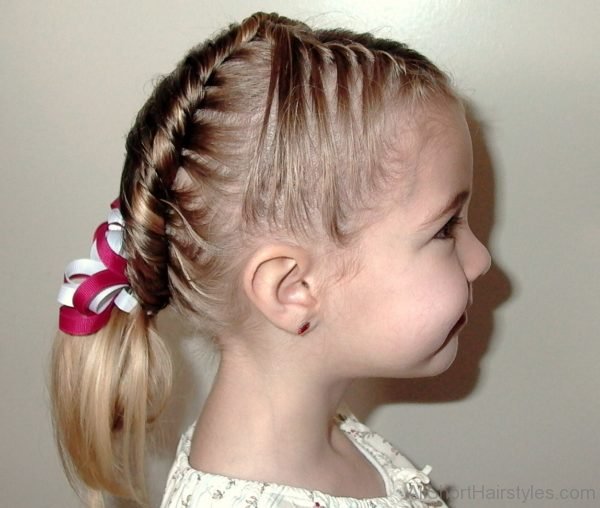 Lovely Updo  Hairstyle For Kids