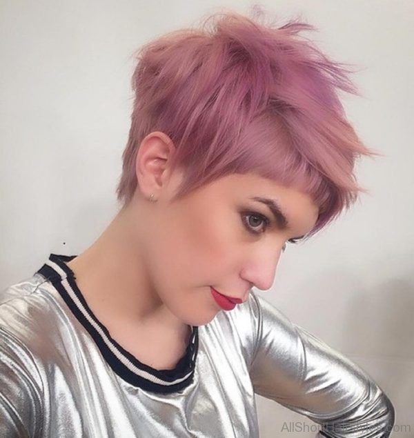 Messy Spiky Pixie hairstyle