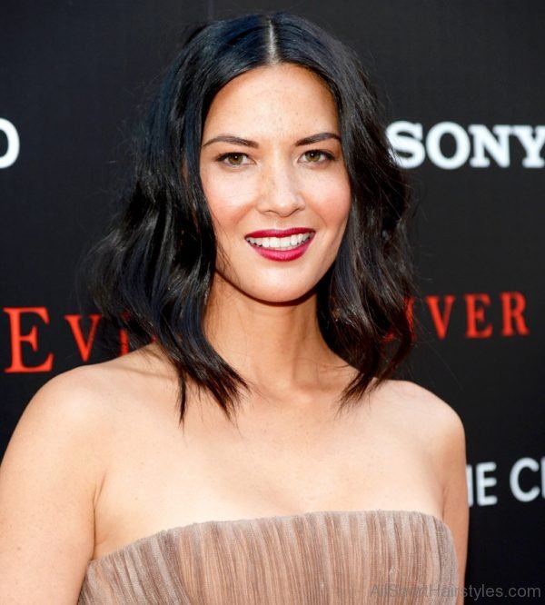 Olivia Munn Stacked Hairstyle 