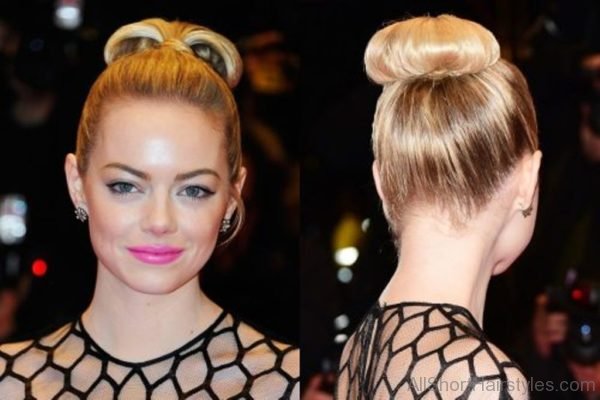Pretty Short Updo Hairstyle