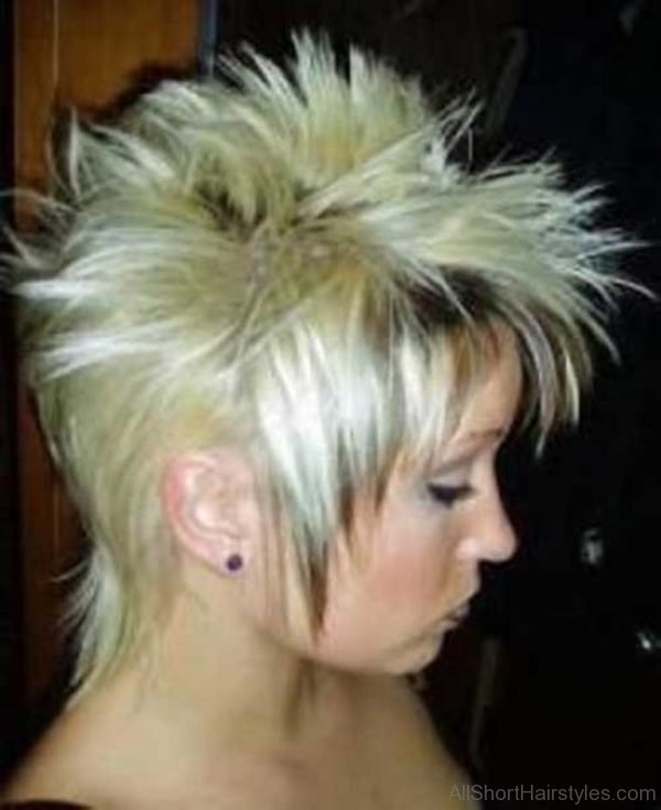 Punk Shirt Spiky Hairstyle