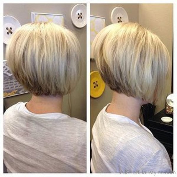 Short Bob Hairstyle back View