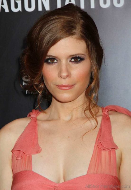 Side Bun Of Kate Mara