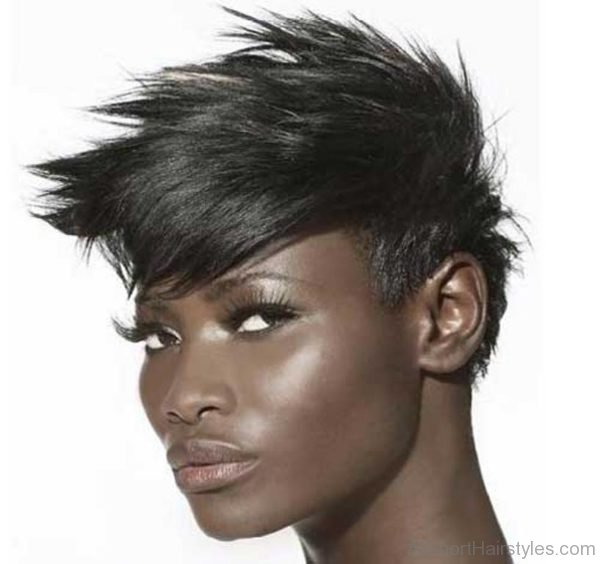 Spiky Hairstyle For Black Women