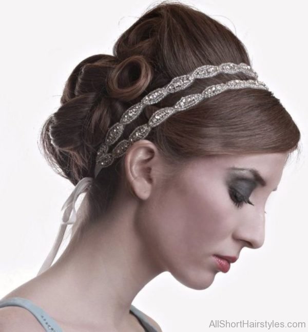 Updo Tiara Hairstyle 