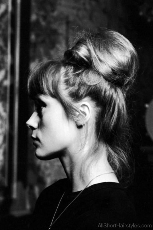 Vintage Updo Bun Hairstyle 