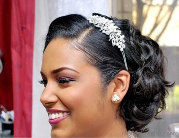 Wedding Tiara Hairstyle