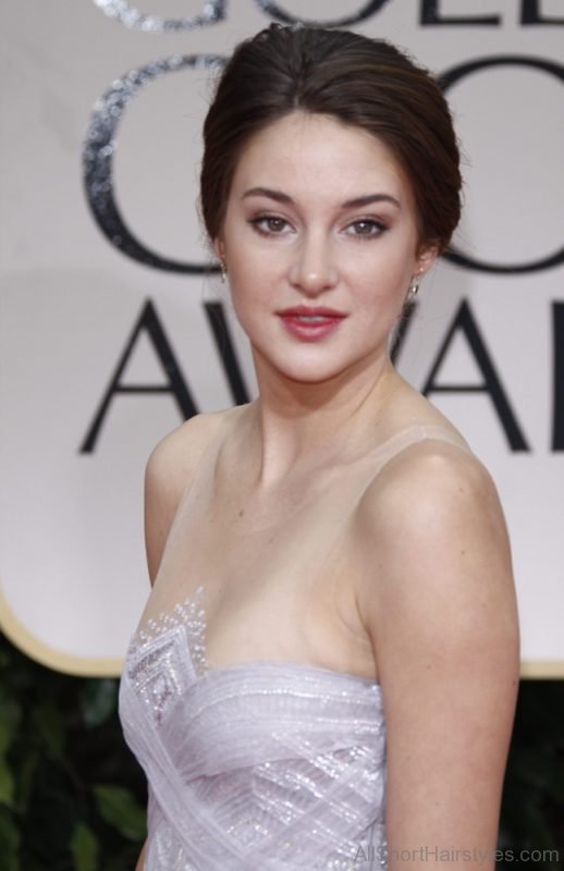 Amazing Updo Hairstyle Of Shailene Woodley