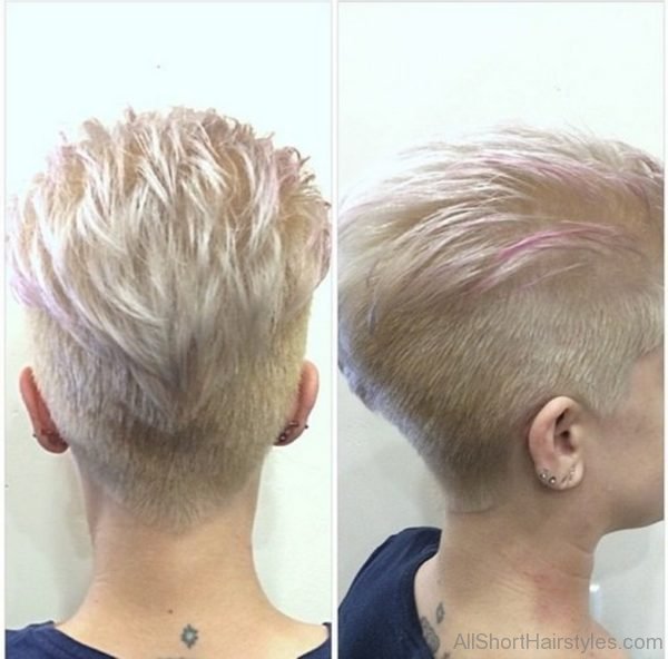 Attractive Short Undercut Hairstyle For Women