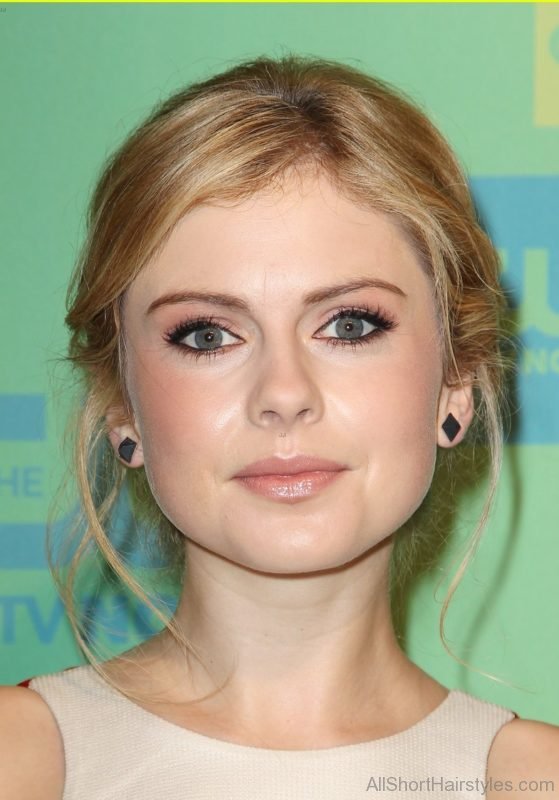 Attractive Updo Hairstyle Of Rose Mciver