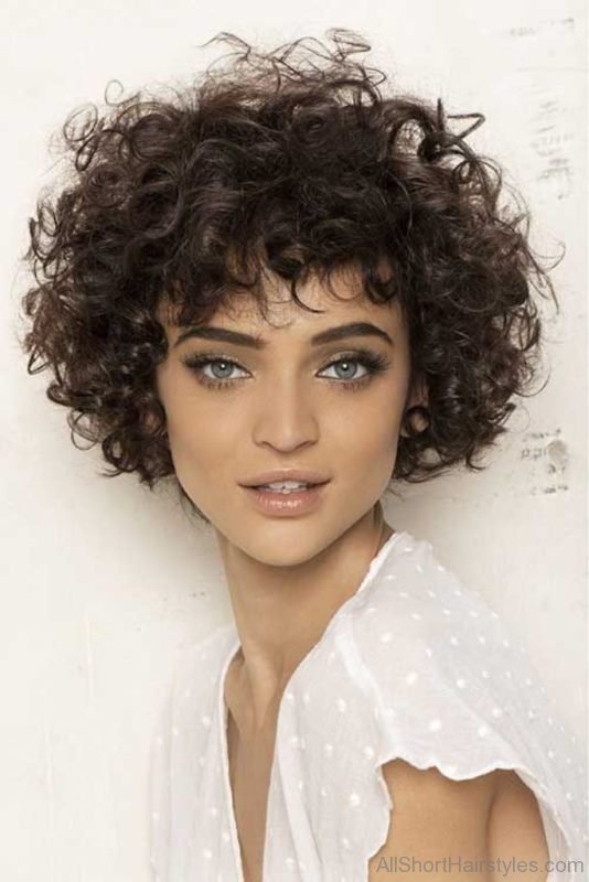 Awesome Short Curly Hairstyle