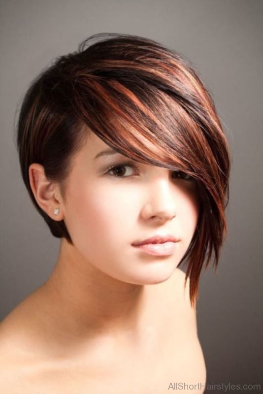 Awesome Short Side Swept Hairstyle