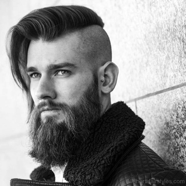 Beard and Undercut Hairstyle For Men