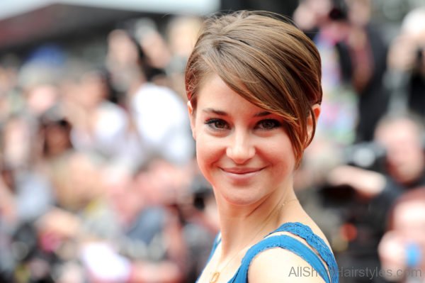 Beautiful Updo Hairstyle Of Shailene Woodley