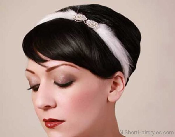 Black Short Wedding Hairstyle