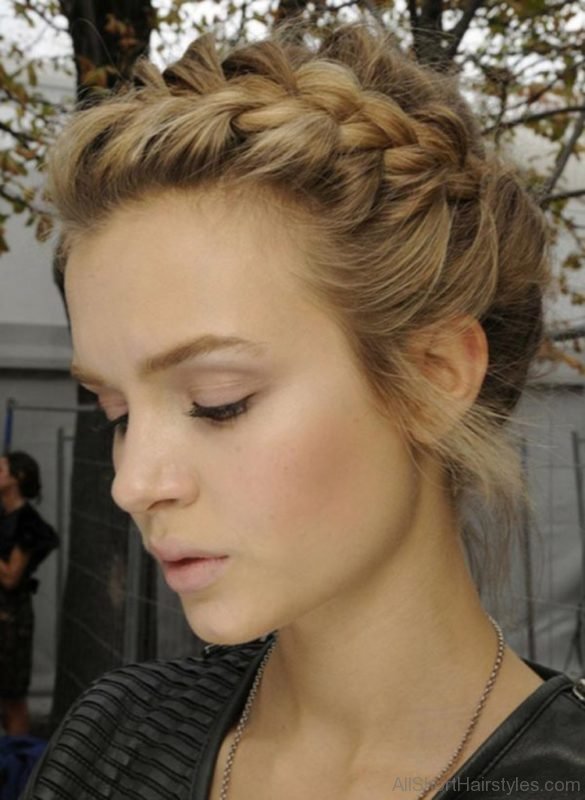 Braid Styles On Short Hair Braided