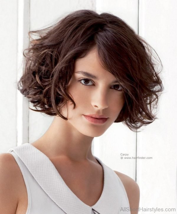 Classic Short Curly Bob Hairstyle