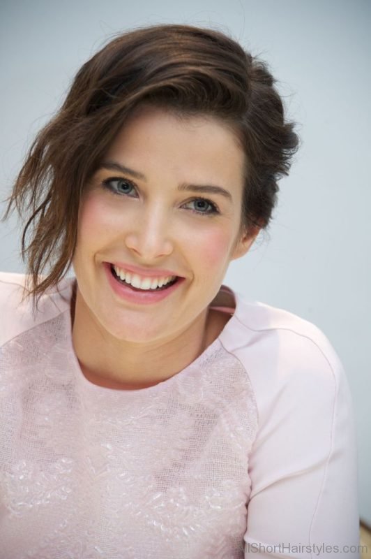 Cobie Smulders Flipped Hair