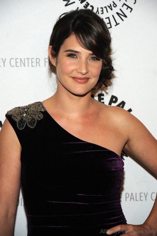 Cobie Smulders Side Prom Hairstyle