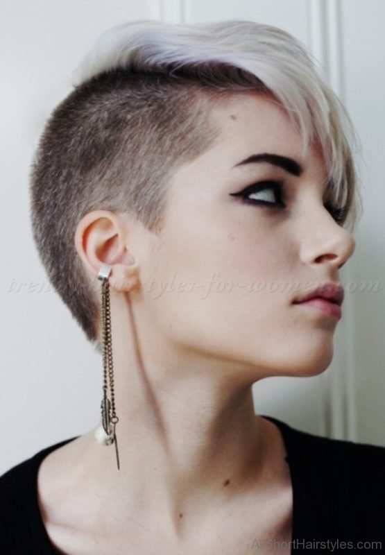 Cool Blonde Undercut Hairstyle