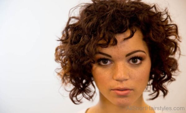 Curly Bob Hairstyle For Girls