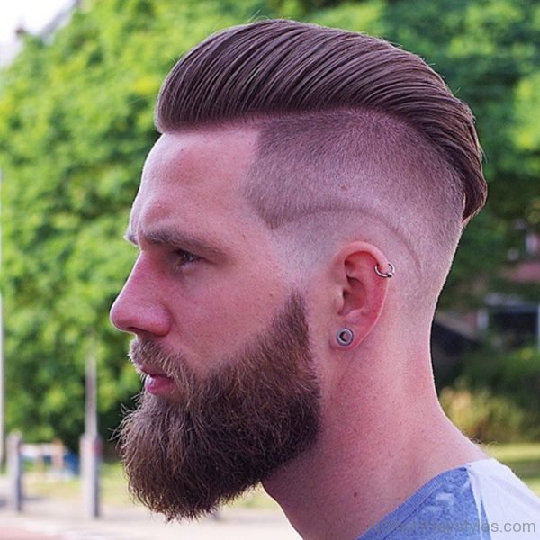 Double Layer Undercut Hairstyle