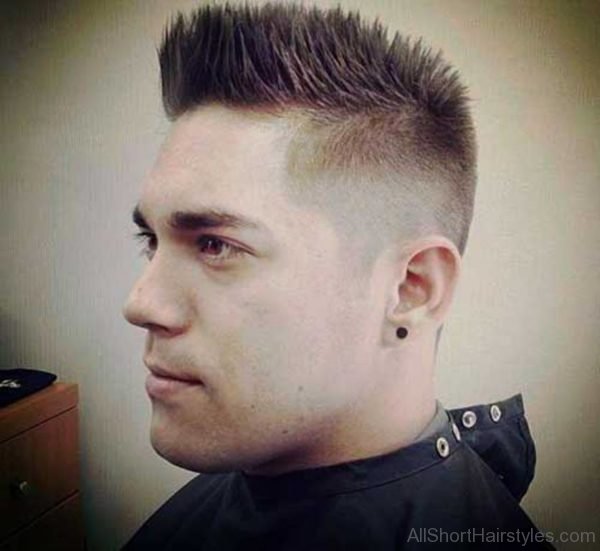 Faded Spiky Short Hair for Men