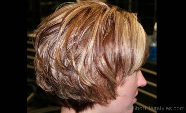 Fancy Violet Stacked Bob Hairstyle